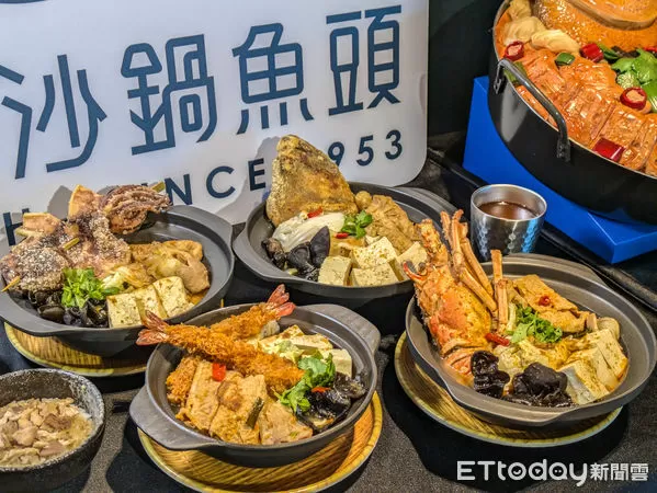 ▲林聰明沙鍋魚頭101店明開幕 4款限定套餐「有龍蝦、炸魷魚」。(圖/記者黃士原攝)
