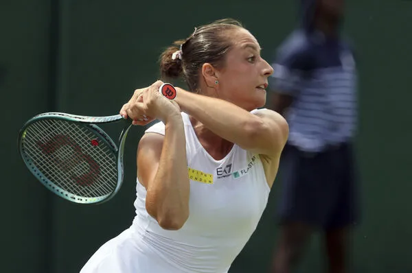 ▲義大利選手科恰雷托(Elisabetta Cocciaretto)。(圖/達志影像/美聯社)