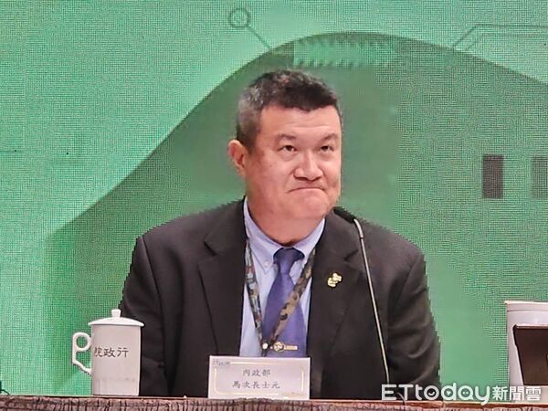 ▲▼內政部次長馬士元出席行政院會記者會。(圖/記者陳家祥攝)