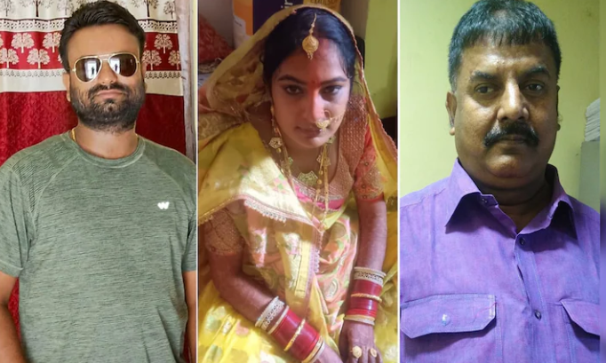 ▲▼印度20多歲女「戀上55歲親叔」被拆散! 新婚45天為愛謀殺丈夫。(圖/翻攝自新德里電視台)