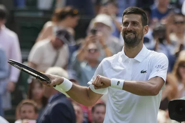 ▲塞爾維亞傳奇名將喬科維奇(Novak Djokovic)晉級溫網第3輪。(圖/達志影像/美聯社)