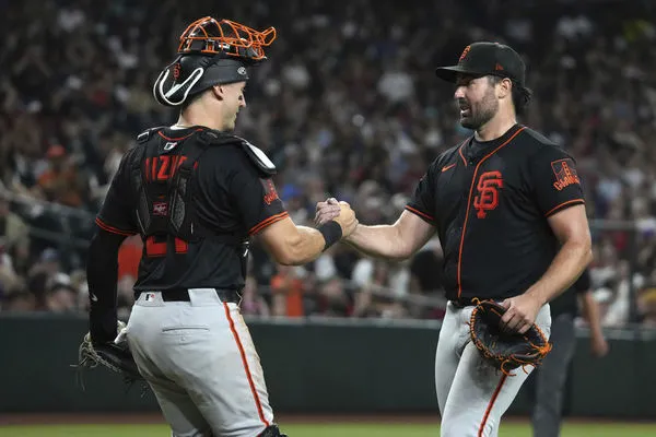 ▲舊金山巨人王牌投手雷伊(Robbie Ray)本戰上演完投勝。(圖/達志影像/美聯社)。