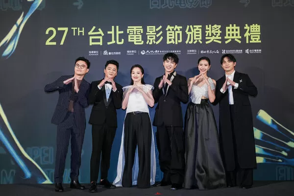 ▲《我家的事》導演潘客印、藍葦華、高伊玲、曾敬驊、黃珮琪、姚淳耀。(圖/台北電影節提供)