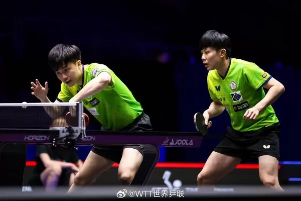 ▲▼美國大滿貫,林昀儒、鄭怡靜混雙首輪。(圖/翻攝自WTT世界乒聯)