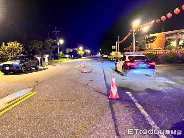 ▲▼他深夜倒臥路中央,遭休旅車駕駛輾斃。(圖/翻攝畫面)