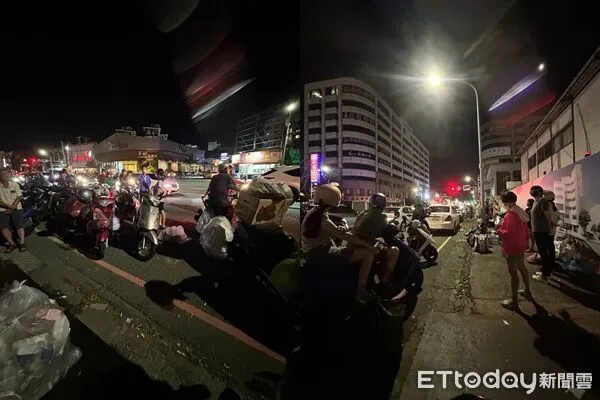 ▲▼丹娜絲重創嘉義,災後許多民眾排隊倒垃圾。(圖/Threads網友insurance_let_you_know授權提供,請勿隨意翻拍以免侵權)