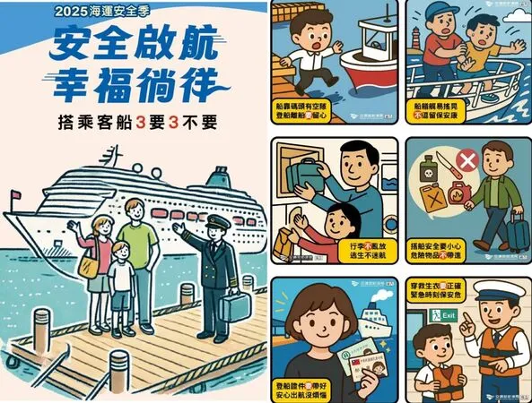 ▲海運安全季宣傳海報。(圖/航港局提供)