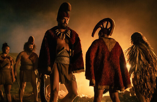 ▲全新史詩歷史影集《戰酋》由傑森摩莫亞主演。(圖/Apple TV+提供)