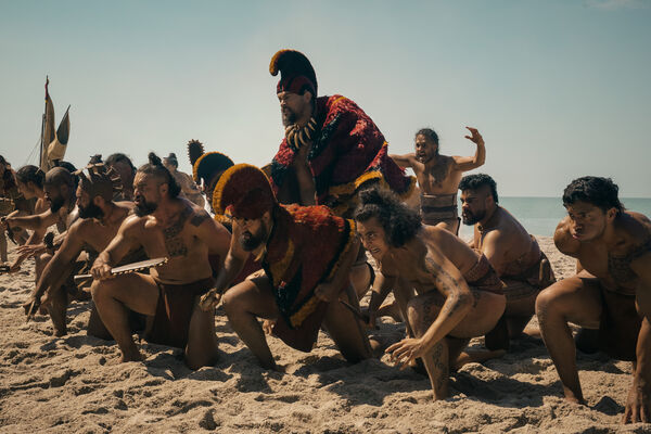 ▲全新史詩歷史影集《戰酋》由傑森摩莫亞主演。(圖/Apple TV+提供)