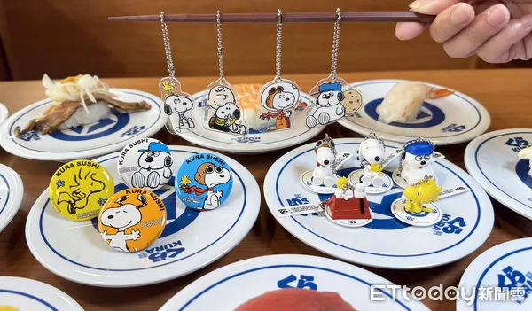▲▼藏壽司首次聯名史努比 13款限量扭蛋7/25登場。(圖/藏壽司提供)