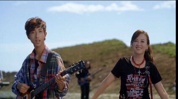 ▲▼喬幼和兒子合唱新曲〈咱來合唱一首歌〉。(圖/喬幼提供)