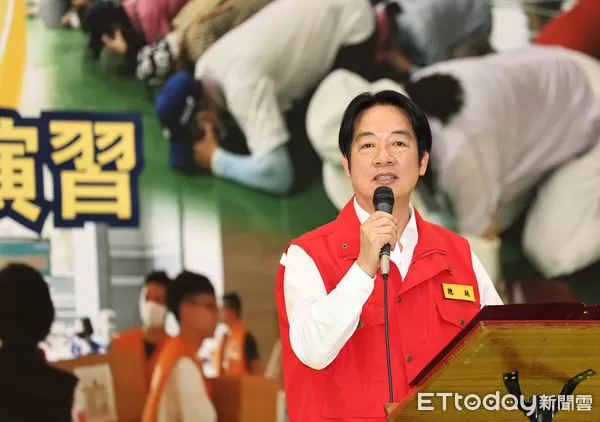 ▲▼ 總統賴清德視導戰時急救站及災民收容救濟站開設演練 。(圖/記者徐文彬攝)