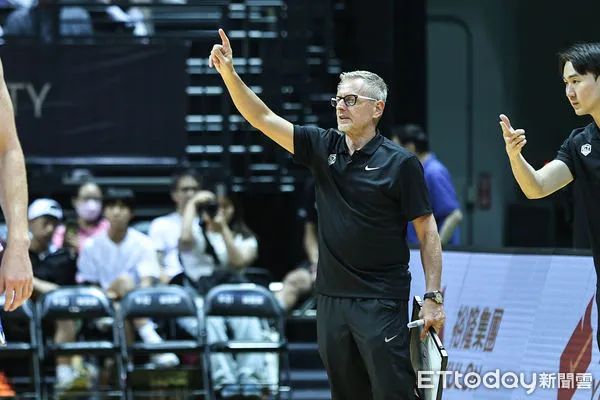 ▲瓊斯盃中華藍隊總教練圖奇。(圖/記者林敬旻攝)