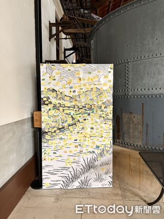 ▲台南山上水道博物館與化石館合作推出集章活動,暑假期間收集明信片可兌換海鹽霜淇淋與芒果布丁,吸引不少親子遊客回應。(圖/記者林東良翻攝,下同)