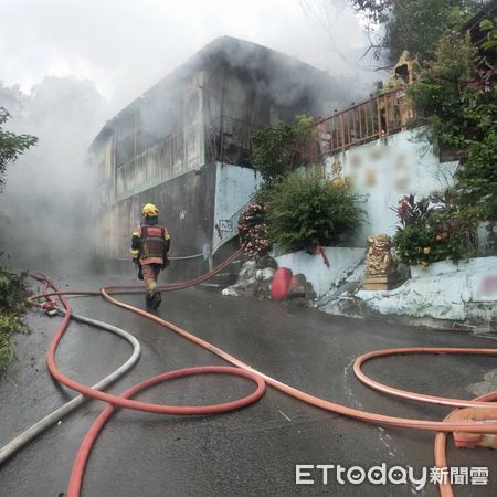 ▲新北泰山鐵皮屋火警。(圖/記者陳以昇翻攝,下同)