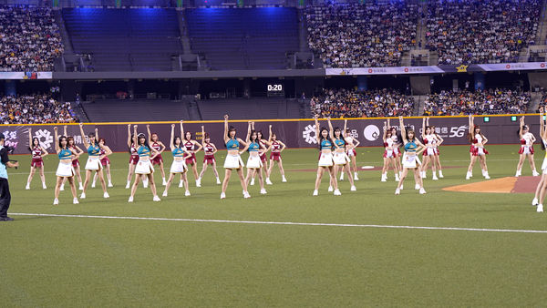 ▲因明星賽參加名額有限,Wing Stars已先於5月舉行隊內進行評比,評比內容包含各隊應援舞蹈的抽考、疾風街道,以及口條應對等。桂田文創提供