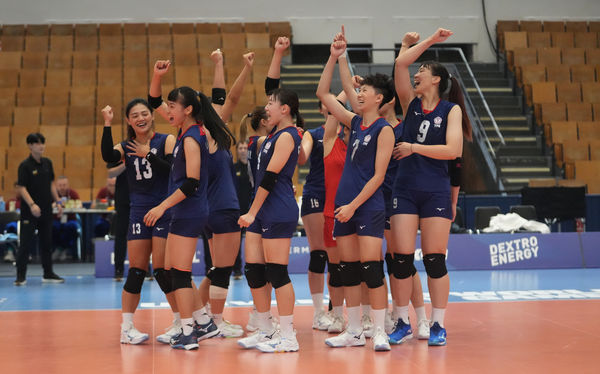 ▲中華女排逆轉勝中國,將持續在本屆世大運5到6名戰爭取最佳名次。(圖/大專體總提供)