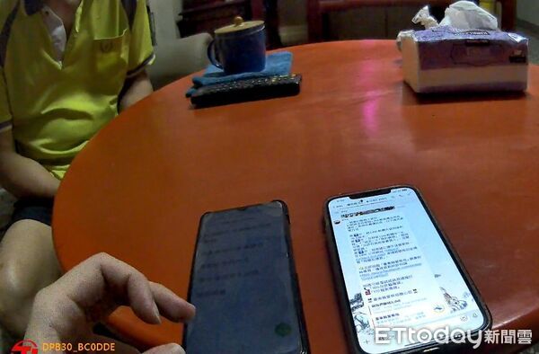 ▲民眾LINE帳號遭駭冒用發訊。(圖/記者楊晨東翻攝)