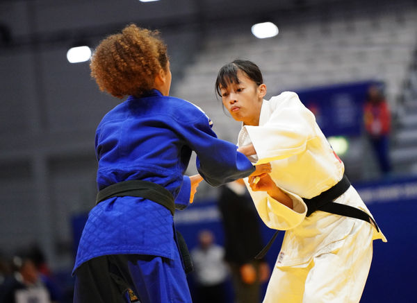 ▲中華隊柔道女將邱之柔8強戰中箭落馬,本屆世大運無緣爭銅。(圖/大專體總提供)