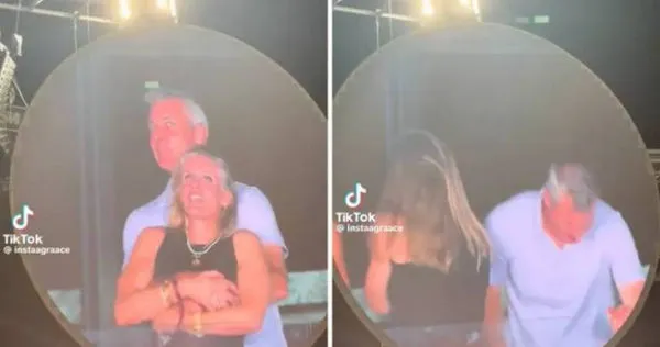 美國新創軟體公司「Astronomer」的已婚執行長安迪拜倫(Andy Byron)出軌同公司人力資源總監克里斯汀卡博特(Kristin Cabot)。(圖/翻攝自TikTok)