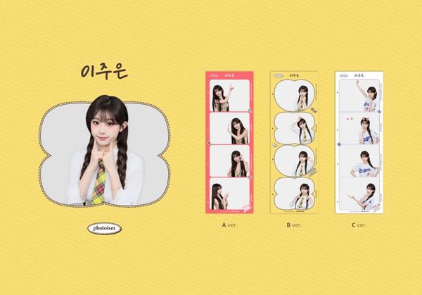 李珠珢推出3款「人生四格」相框照,粉絲也能跟她貼臉合照。(翻攝Threads@0724.32)