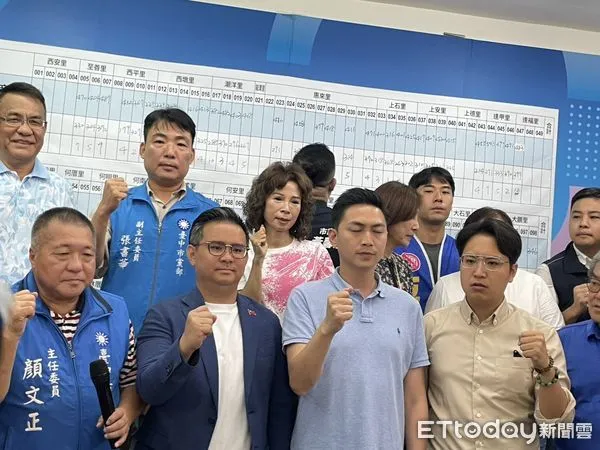 ▲▼台中大罷免,廖偉翔、黃健豪、羅廷瑋。(圖/記者鄧木卿攝)