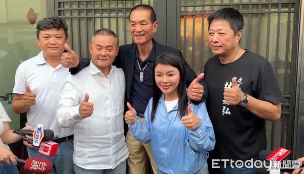 ▲雲林立委丁學忠確定留任,出面感謝選民。(圖/記者游瓊華翻攝)