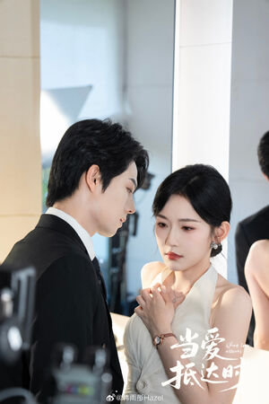 ▲曾輝和韓雨彤是短劇圈真情侶。(圖/翻攝自微博)