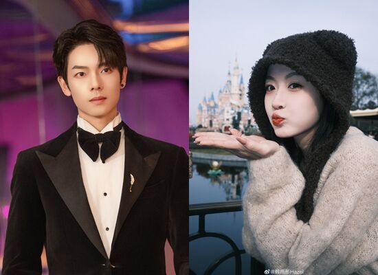 ▲曾輝和韓雨彤是短劇圈真情侶。(圖/翻攝自微博)