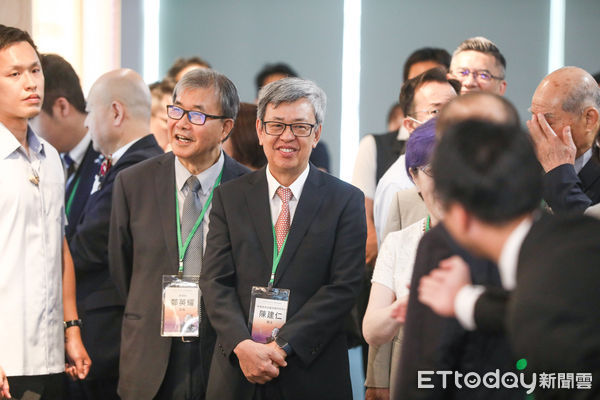 ▲前副總統陳建仁出席「民主先生2.0李登輝特展」。(圖/記者林敬旻攝)