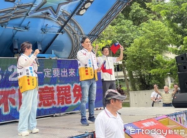 ▲▼ 羅明才反惡罷造勢,葉元之出席 。(圖/記者崔至雲攝)