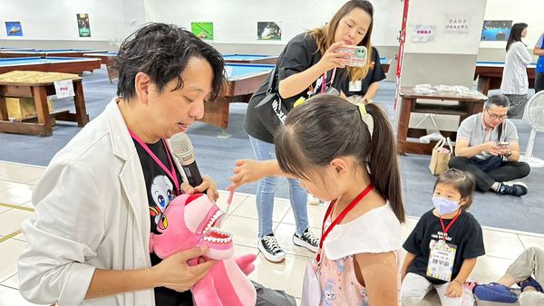 ▲基隆幼兒親子牙醫體驗營。(圖/記者郭世賢翻攝)