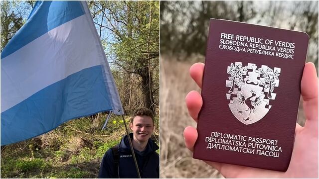 ▲▼他找到這漏洞「占地建國」當總統!國旗貨幣通通有 400公民領護照。(圖/翻攝IG@danieljacksonvs、YT@DoekeYouTube)