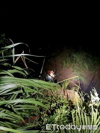 ▲50歲男子於國姓鄉136線跳崖、墜落50米深處,幸運獲救。(圖/記者高堂堯翻攝)