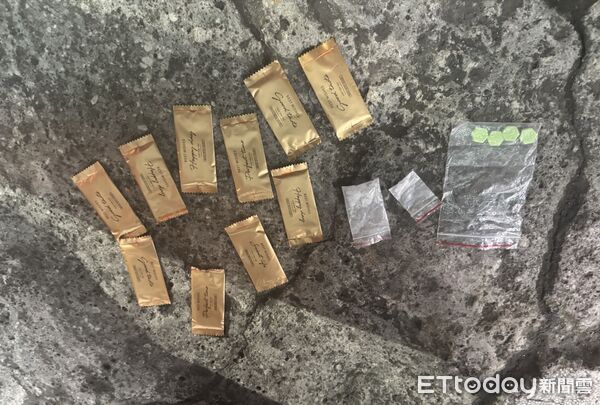 ▲▼警方攔查葉男、陳男,起獲大批毒品 。(圖/記者陳以昇翻攝)