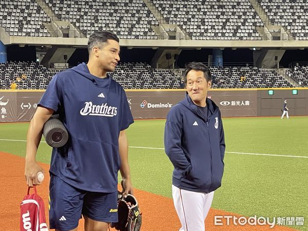 ▲柯威士與平野惠一。(圖/記者楊舒帆攝)