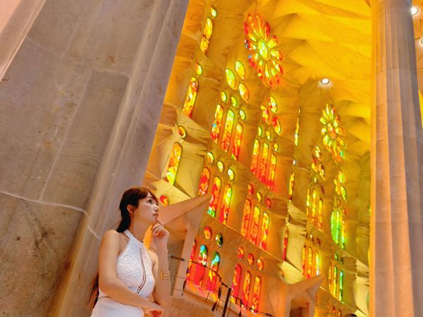 ▲▼聖家堂(Sagrada Família)。(圖/部落客混血珊莎的奇幻旅程授權提供)