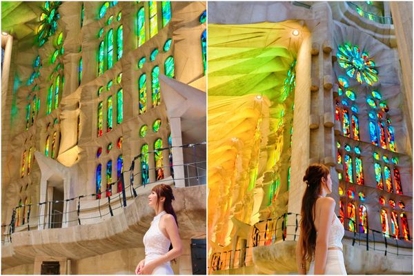 ▲▼聖家堂(Sagrada Família)。(圖/部落客混血珊莎的奇幻旅程授權提供)