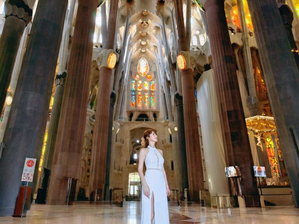 ▲▼聖家堂(Sagrada Família)。(圖/部落客混血珊莎的奇幻旅程授權提供)