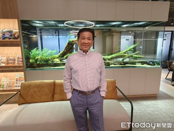 ▲台驊控股創辦人顏益財。(圖/記者張佩芬攝)
