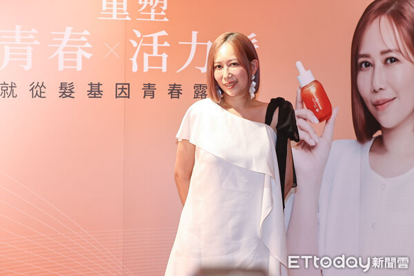 ▲電商女王瑪菲司擔任髮品品牌大使。(圖/記者林敬旻攝)