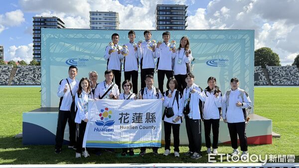 ▲▼國際少年運動會花蓮小將勇奪5金3銀1銅、共九面獎牌,表現耀眼。(圖/花蓮縣政府提供,下同)