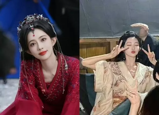 ▲孟子義瘦到見骨。(圖/翻攝自微博)