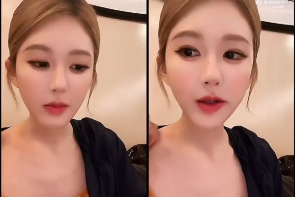 ▲趙露思回嗆質疑她整鼻子的人。(圖/翻攝自微博)