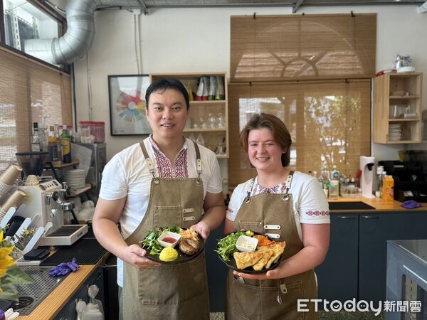 ▲▼ 從戰火到創業 異國夫妻扎根嘉義縣提供道地烏克蘭料理 。(圖/記者翁伊森攝)