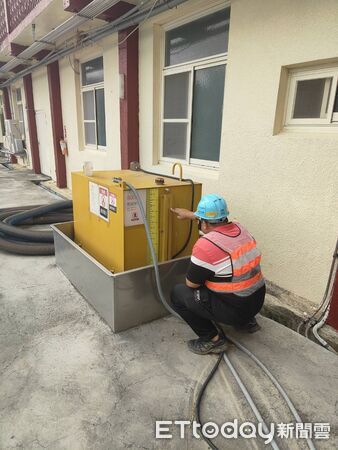 ▲台水公司第六區管理處因應楊柳颱風,巡檢供水設備,防範強風豪雨影響用水安全。(圖/記者林東良翻攝,下同)