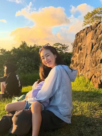 ▲崔智友曬娃。(圖/翻攝自崔智友IG)