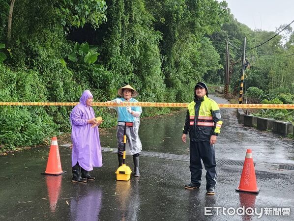▲▼玉里赤科山主線道及各產業道路已於今天上午8時起預警性封閉。(圖/玉里鎮公所提供,下同)