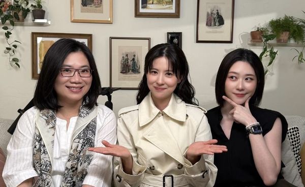 ▲林予晞擔任張景嵐Podcast嘉賓。(圖/menomeno X 人類圖畫館提供)