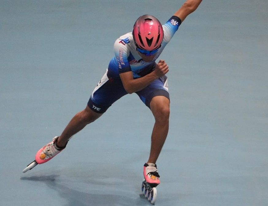 ▲▼郭立陽在2025成都世運會男子200公尺追逐賽決賽滑出17.305秒,奪下銀牌。(圖/中華奧會提供)